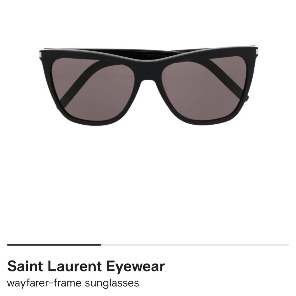 Saint Laurent SL 526-001 wayfarer black sunglasses